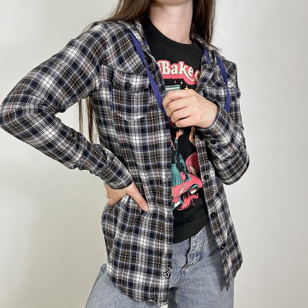 *FOX Womens Flannel with Hood